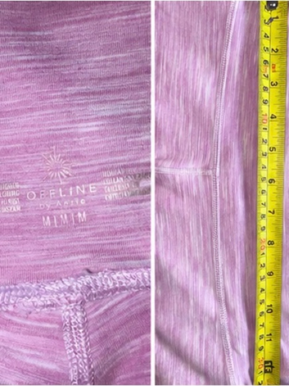 Aerie OFFLINE High Waisted Pink Leggings | Size M - Picture 4 of 9